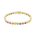 Garden of Eden Bracelet Catherine Best Dev Bracelet with Mixed Garnets