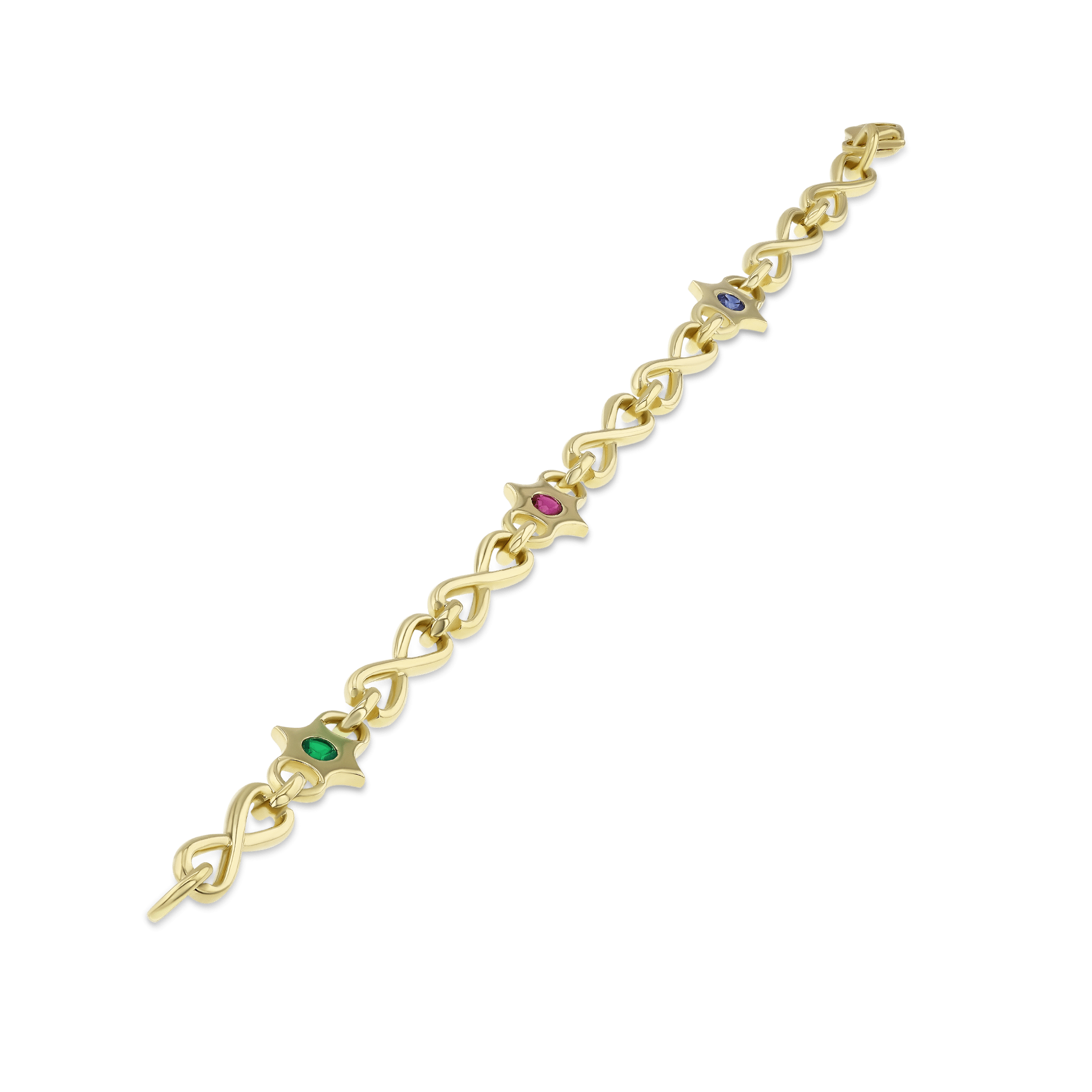 Dragons Lair II Bracelets Catherine Best Emerald Ruby & Sapphire
