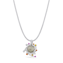 Maelstrom Pendant Catherine Best Dev Pendant on an 18