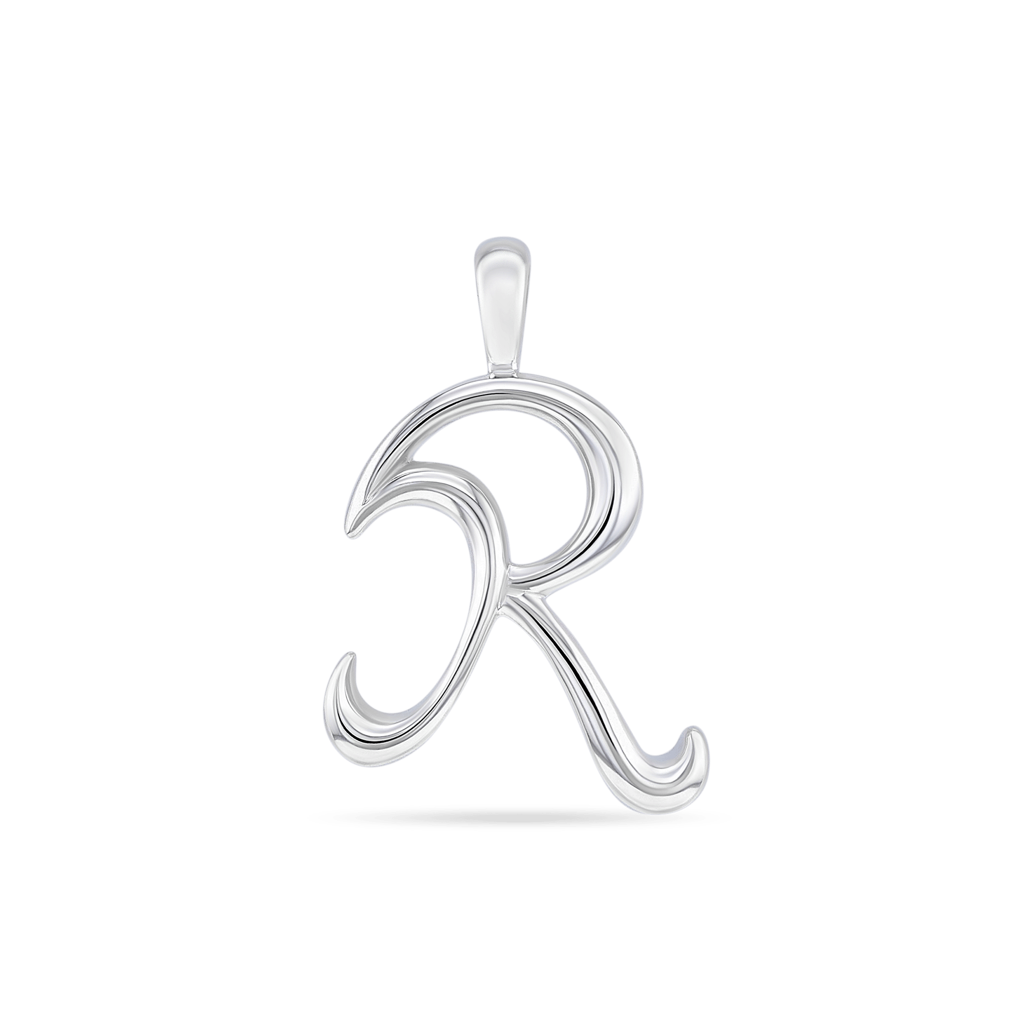 Love Letter R Catherine Best Silver Pendant