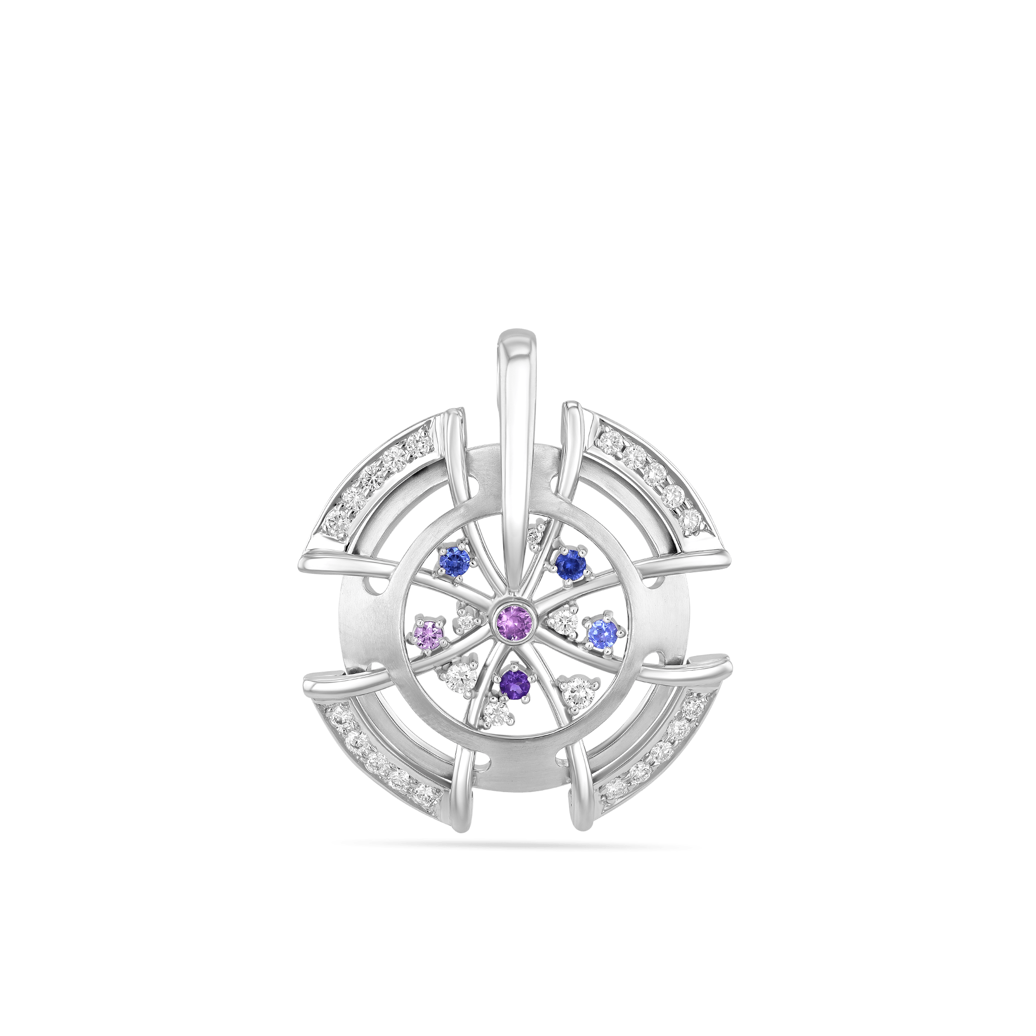 Windmill IV Diamond and Sapphire Pendant Catherine Best Pendant