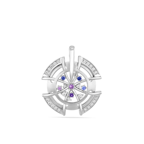 Windmill IV Diamond and Sapphire Pendant Catherine Best Pendant