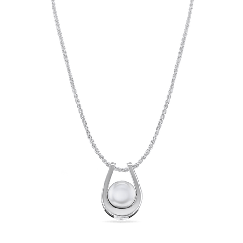 Buddha Pendant Catherine Best 18ct White Gold Pendant with 18 inch spiga chain