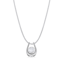 Buddha Pendant Catherine Best 18ct White Gold Pendant with 18 inch spiga chain