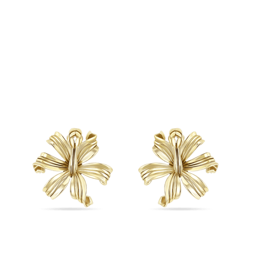 Nerine Lily Earrings Catherine Best Nerine Lily Studs 9ct Yellow Gold