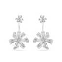 Nerine Lily Earrings Catherine Best Nerine Lily Drops Silver