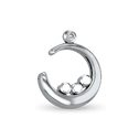 Cradle of Love Pendant - 9ct White Gold - Without Chain Catherine Best