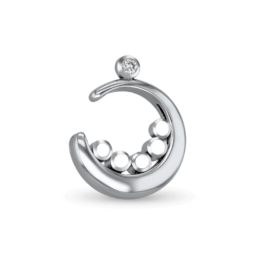 Cradle of Love Pendant - 9ct White Gold - Without Chain Catherine Best