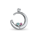 Cradle of Love Pendant - 9ct White Gold - With Chain Catherine Best
