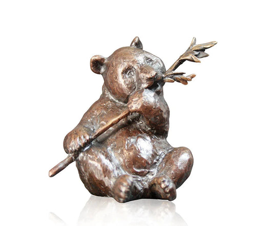 Richard Cooper Small Panda Solid Bronze Sculpture Catherine Best Dev