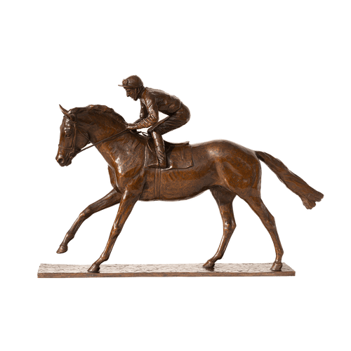 Brigadier Gerard and Joe Mercer Sculpture Catherine Best Dev