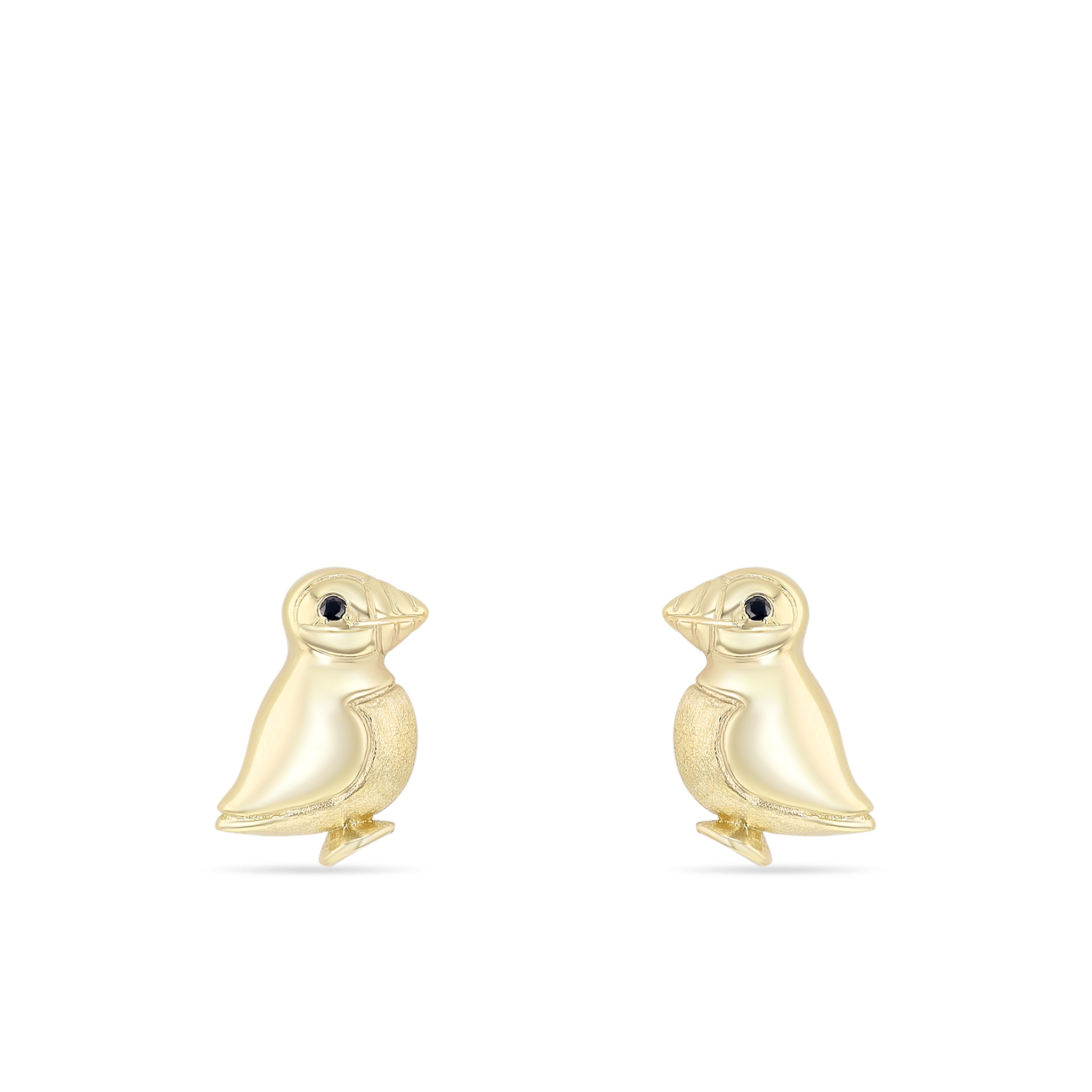 George the Puffin Earrings Catherine Best Stud Silver