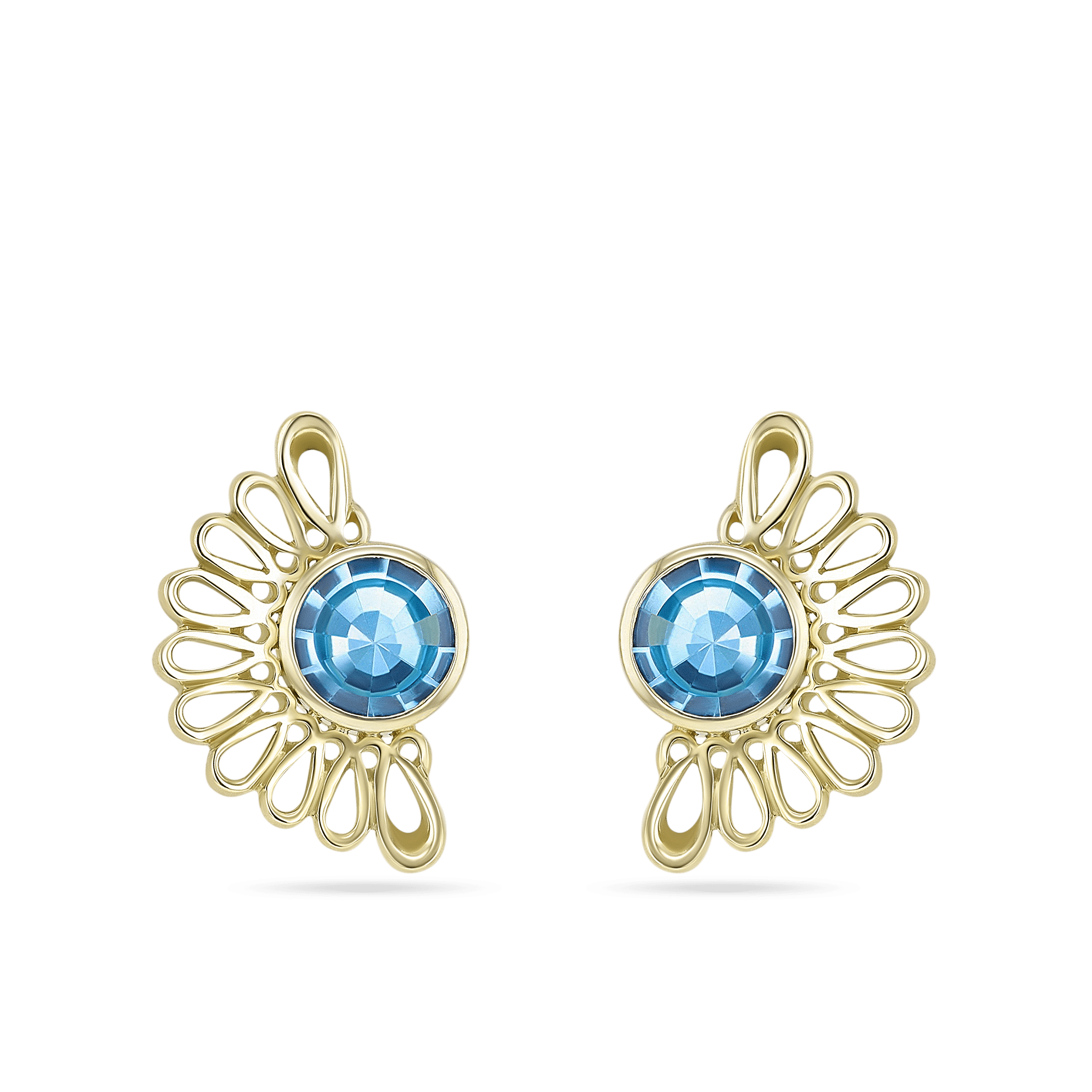 Sunshine Earrings Catherine Best Dev Blue Topaz