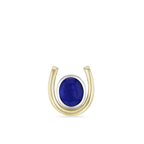 Harvest Moon Ⅰ Pendant Catherine Best Dev 38cm 18ct Yellow and White Gold Lapis
