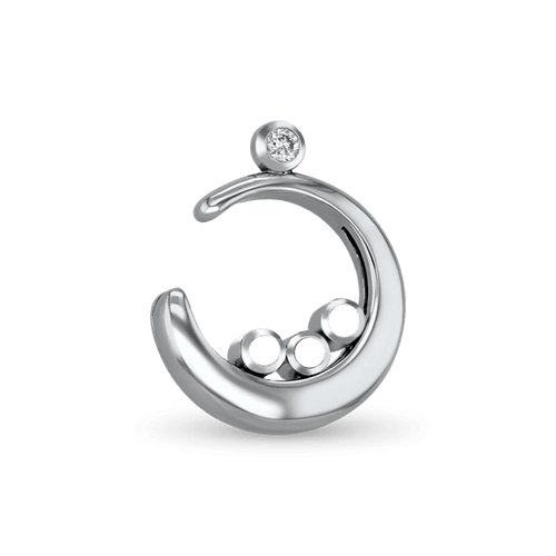 Cradle of Love Pendant - Silver - Without Chain Catherine Best
