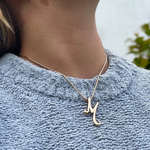 Initial M Love Letter Pendant Catherine Best Dev