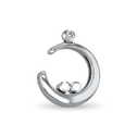 Cradle of Love Pendant - Silver - Without Chain Catherine Best