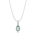Two's Company Pendant Catherine Best Dev Pendant on a 18 chain