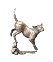 Richard Cooper Foxhound Bronze Sculpture Catherine Best Dev