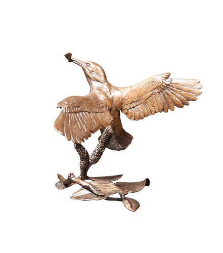 Richard Cooper The Catch Solid Bronze Sculpture Catherine Best Dev