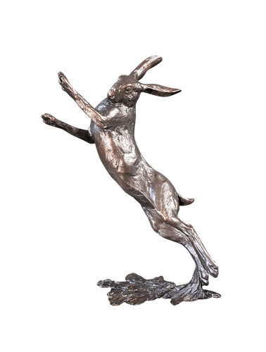 Richard Cooper Medium Hare Boxing Bronze Sculpture Catherine Best Dev