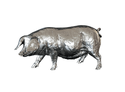 Richard Cooper Pig Nickel Resin Sculpture Catherine Best Dev