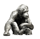 Richard Cooper Orangutan Nickel Resin Sculpture Catherine Best Dev