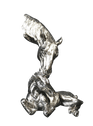 Richard Cooper Pony & Foal Nickel Resin Sculpture Catherine Best Dev