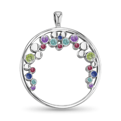 Bubbles Pendant - Silver Catherine Best