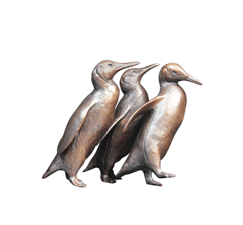 Richard Cooper Penguin Group Bronze Sculpture Catherine Best Dev