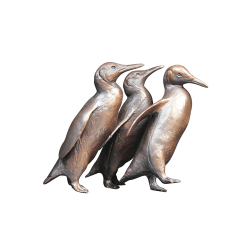 Richard Cooper Penguin Group Bronze Sculpture Catherine Best Dev 