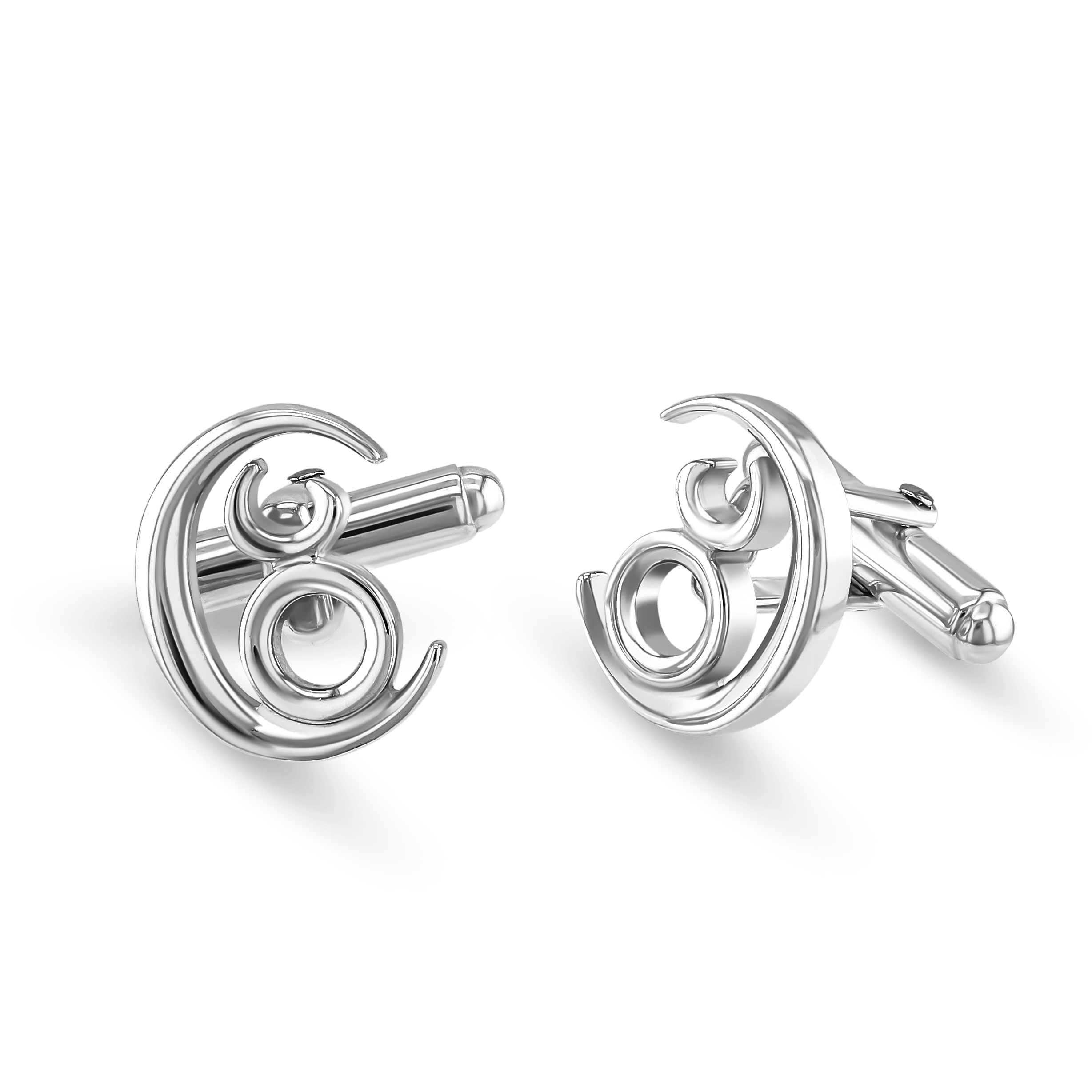 Taurus Moon-sign Cufflinks Catherine Best Dev Silver