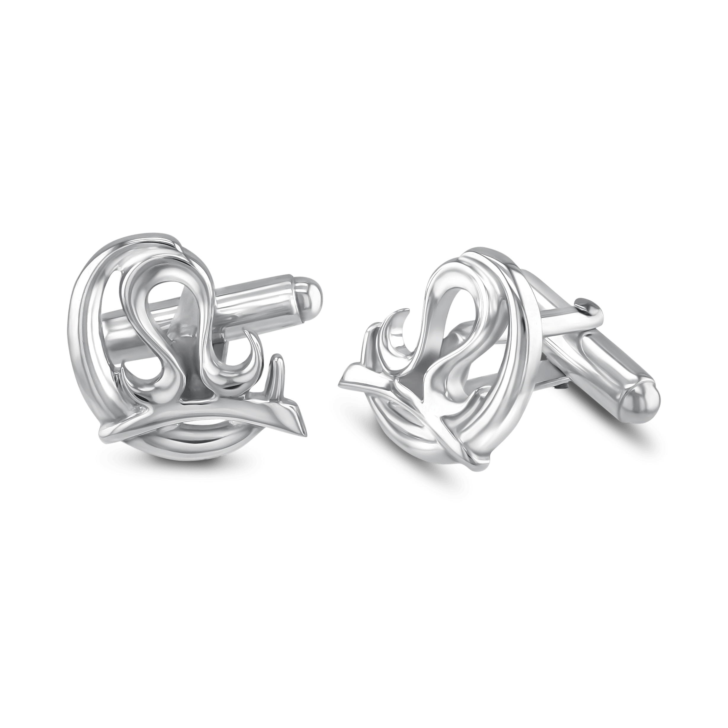 Libra Moon-sign Cufflinks Catherine Best Dev Silver