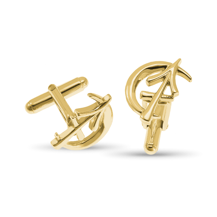 Sagittarius Moon-sign Cufflinks Catherine Best Dev Silver