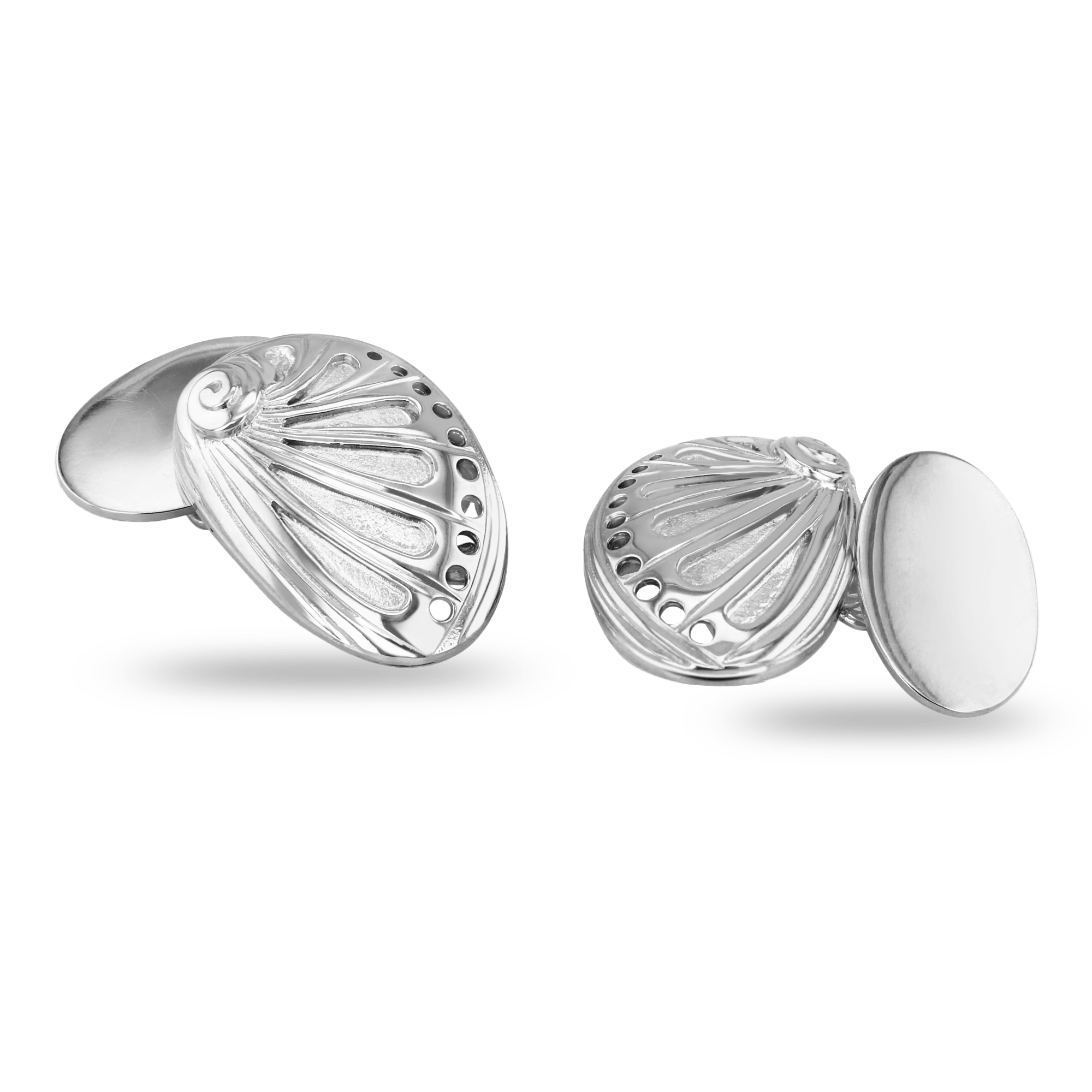 Ormer Cufflinks Catherine Best Dev Silver