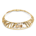 Noahs Ark Picture Necklace Handmade in 18ct Yellow White and Rose Gold Catherine Best Dev