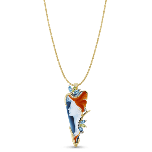 Scarlett Pendant Catherine Best Dev Pendant on a 18 chain