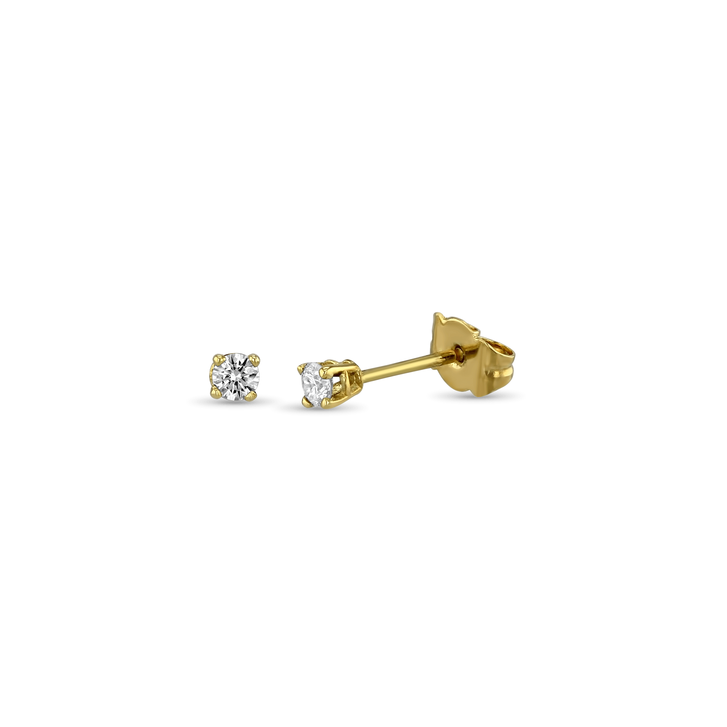 Shining Love Earrings Catherine Best Dev Platinum 4.5mm