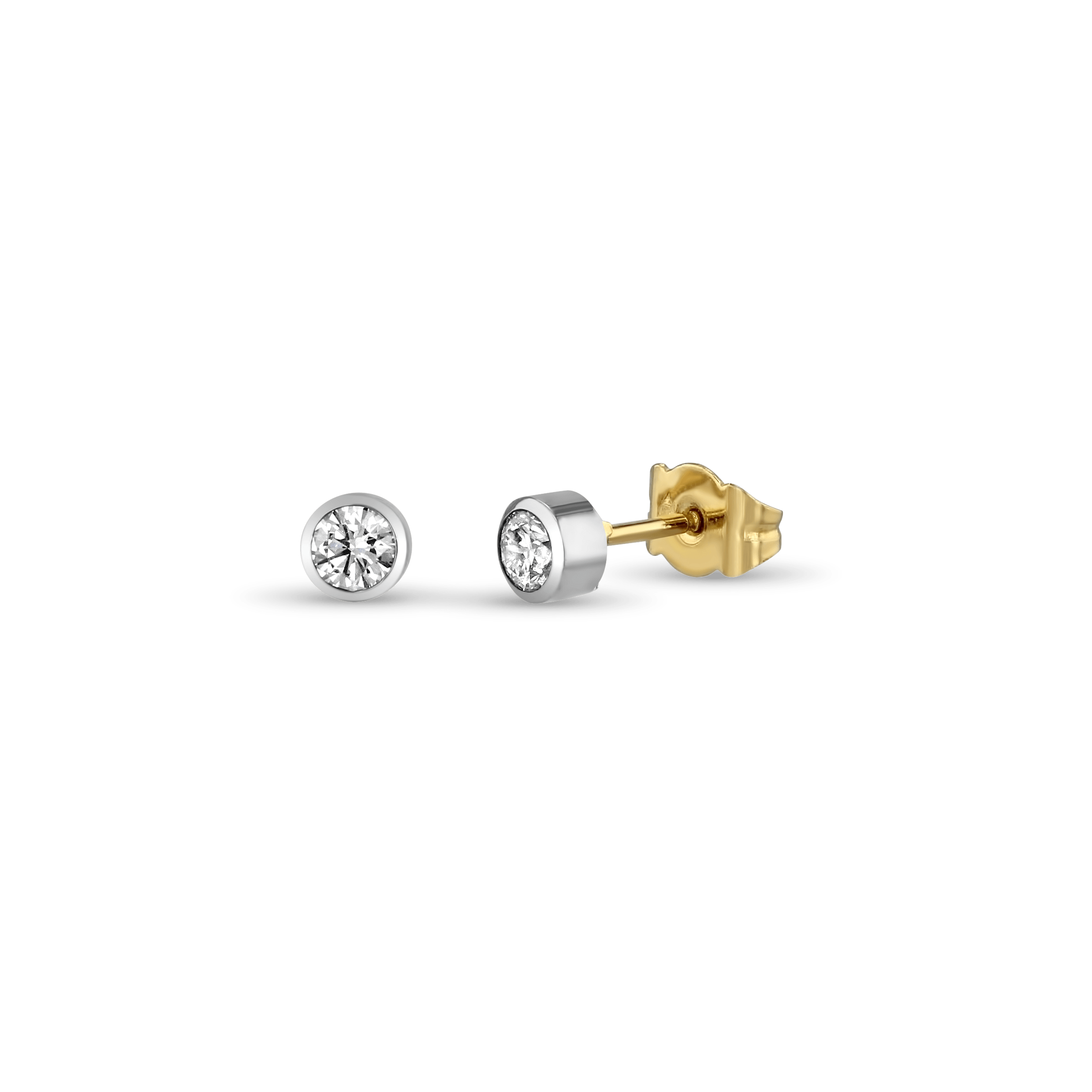 Shining Love Earrings Catherine Best Dev Platinum 3mm