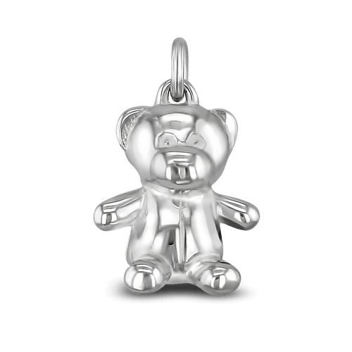 Silver Ted Charm Catherine Best Dev