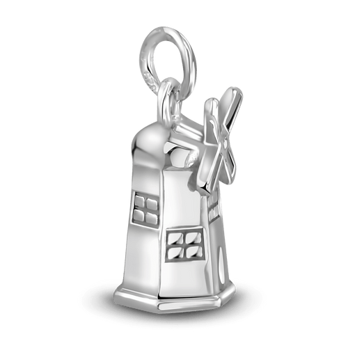 Silver Windmill Charm Catherine Best Dev 