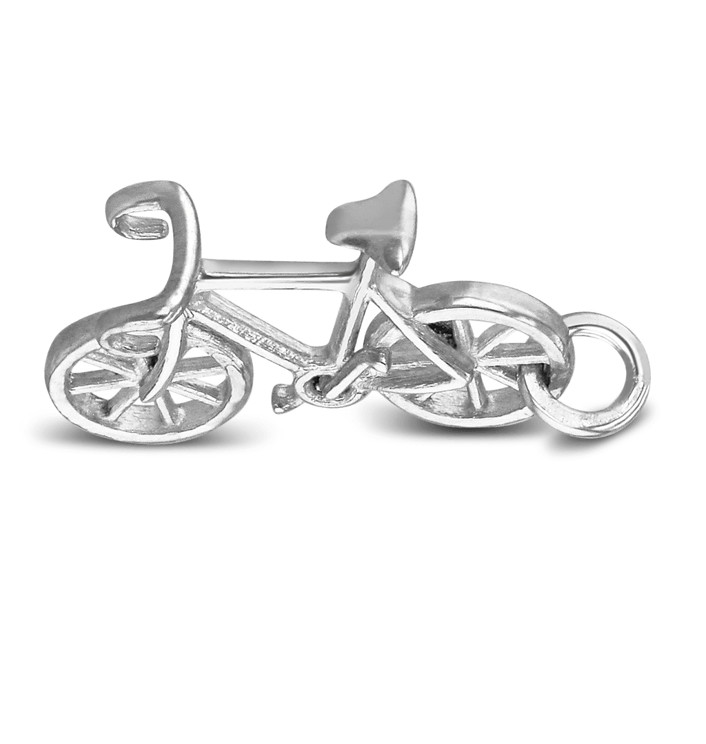 Sterling silver 2025 bicycle earrings