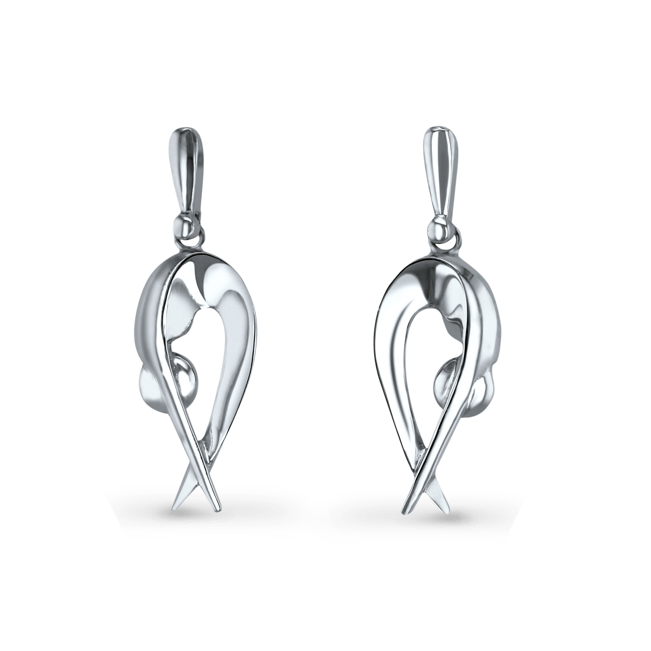 Inner Balance Earrings Catherine Best Dev Silver