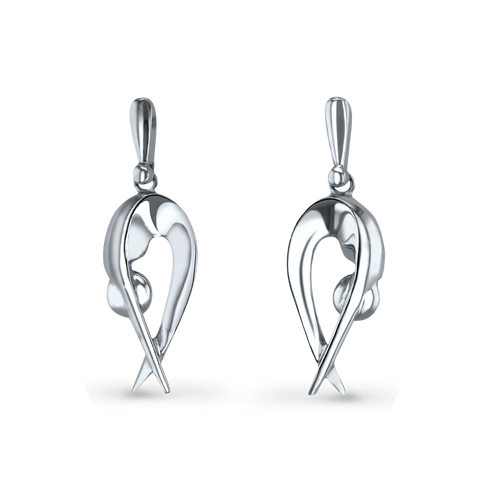 Inner Balance Earrings Catherine Best Dev Silver 