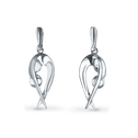 Inner Balance Earrings Catherine Best Dev Silver 