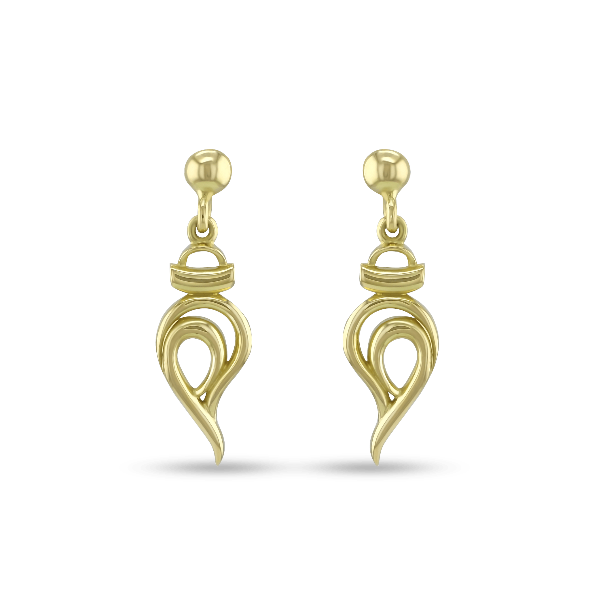 Petit Port Earrings Catherine Best Dev 9ct Yellow Gold