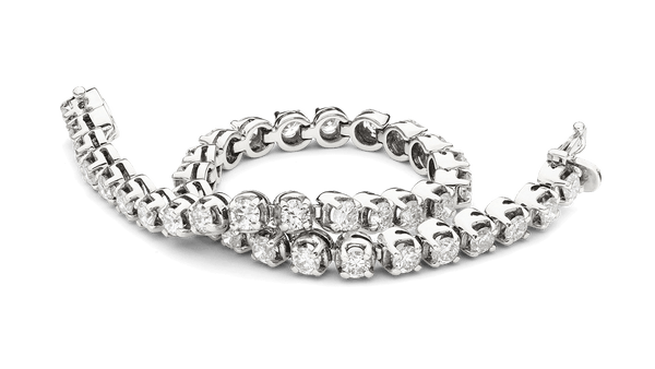 Vega 18ct White Gold Claw Set Diamond Bracelet Catherine Best Dev 1 carat featuring 69 Diamonds 
