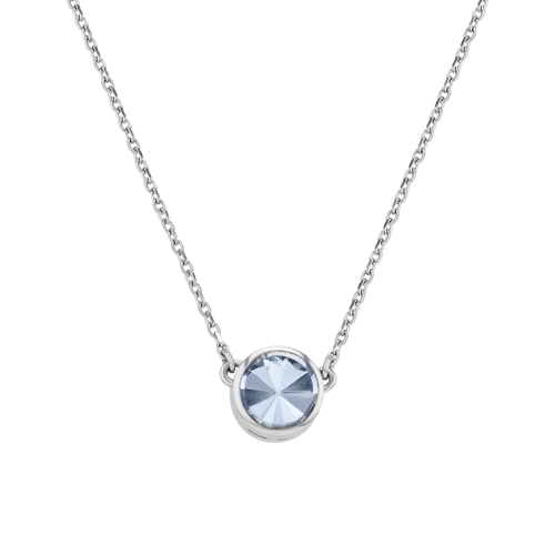 Simplicity V Necklace Catherine Best Aquamarine 