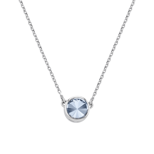 Simplicity V Necklace Catherine Best Aquamarine
