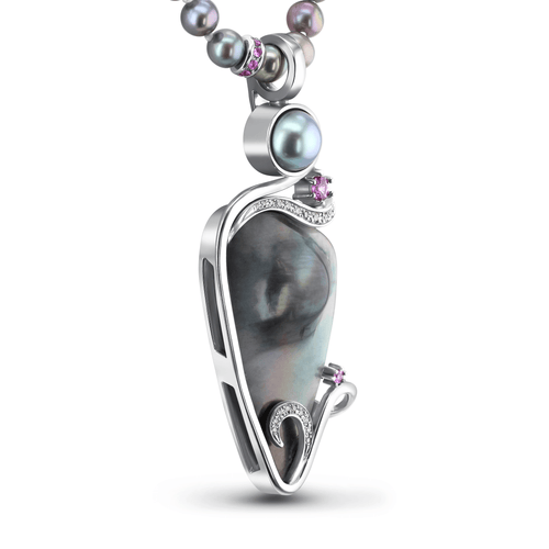 White Shadow Necklace Catherine Best Dev